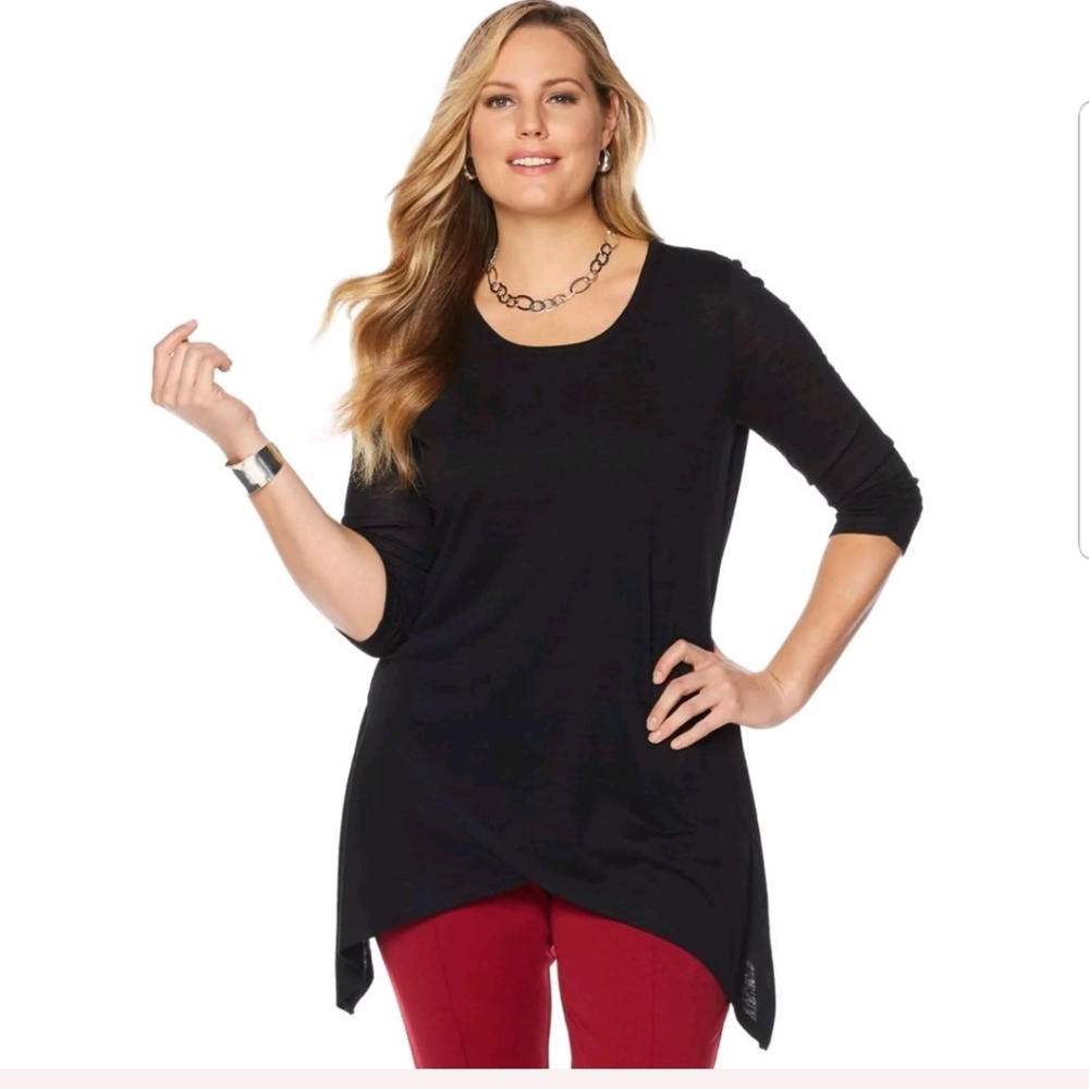 Serena Williams Asymmetrical Hem Tunic Top